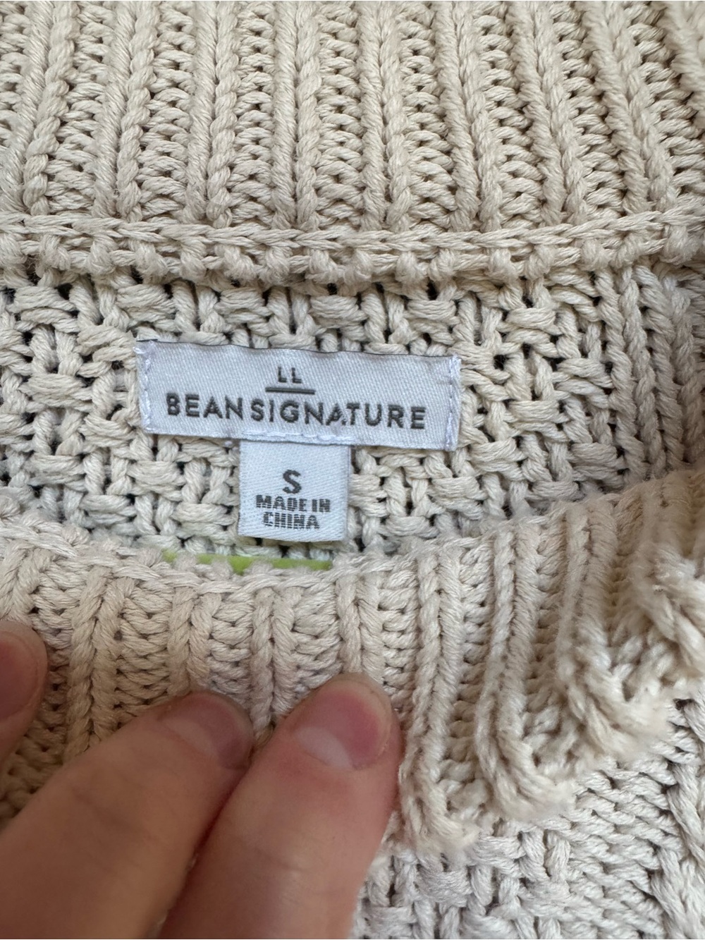 LL Bean Signature Sweater - Picture 3 of 4